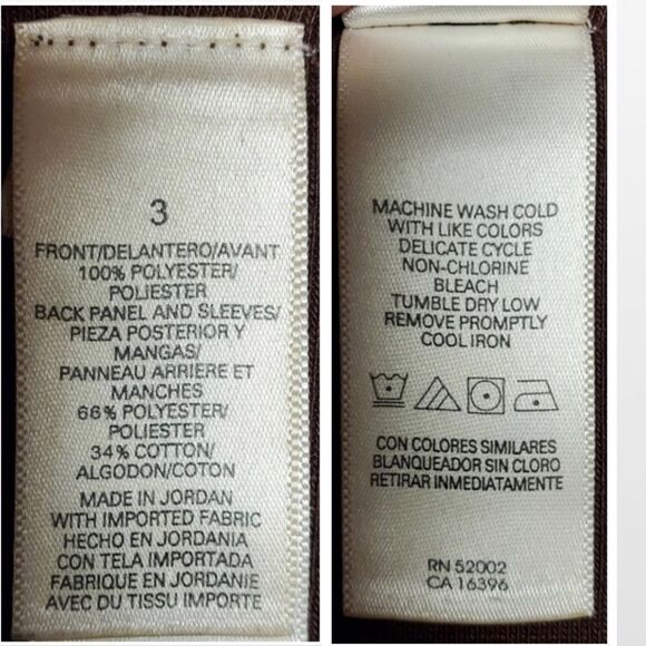 Vintage Brown Long Sleeve V-neck Top - Picture 13 of 16